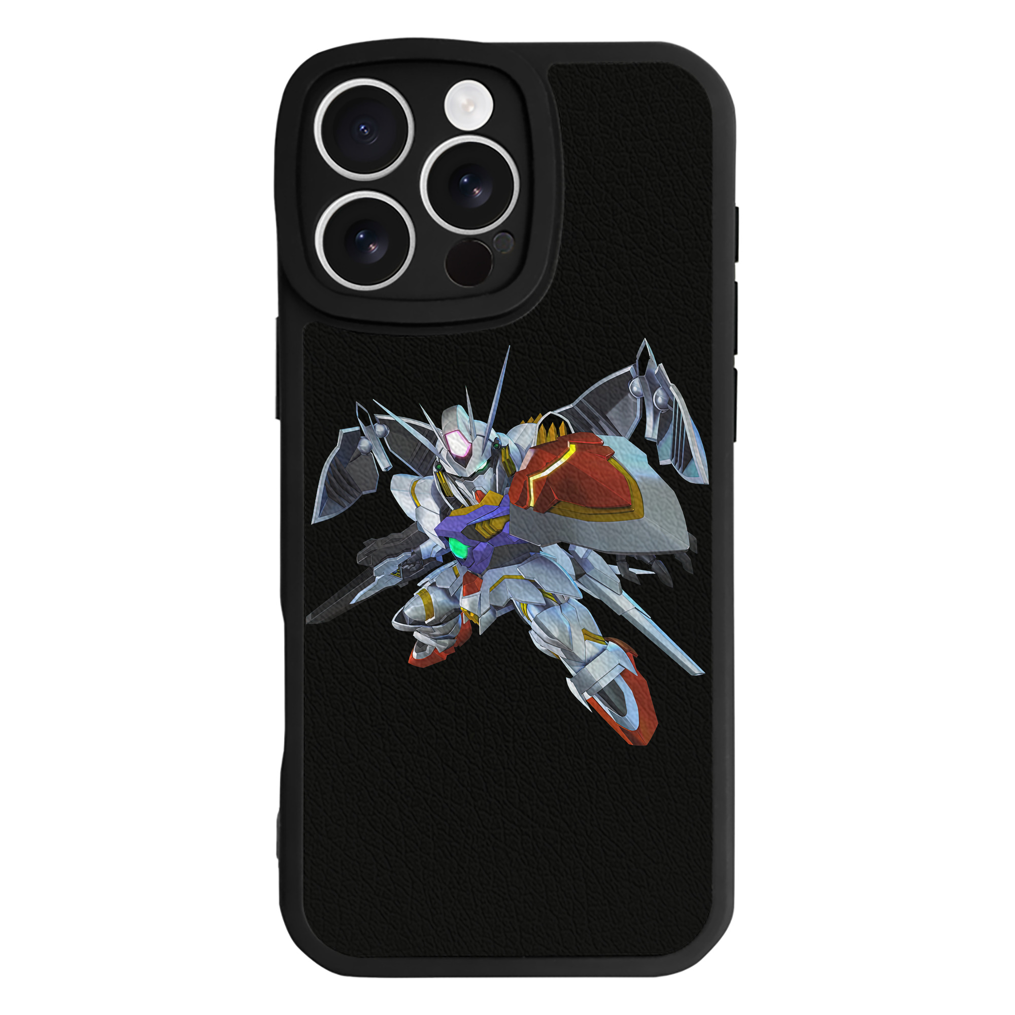 （画像用） 機動戦士ガンダム Mobile Suit Gundam 【iPhone 16シリーズ対応】シリコンスマホケース（レザー調） 材質：シリコン